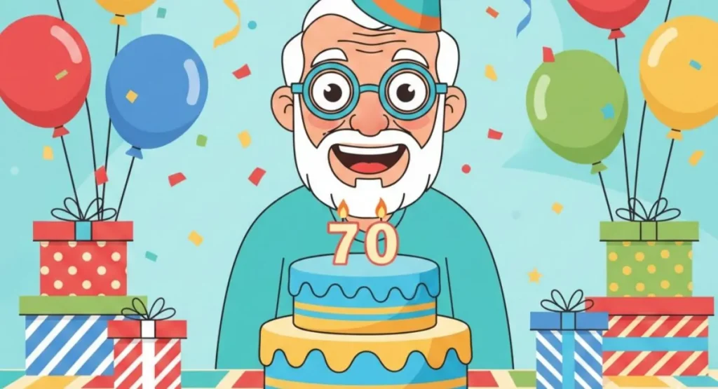 Funny 70th Birthday Quotes for Him