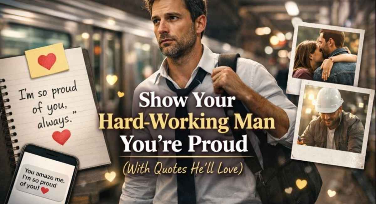 Proud of My Hardworking Man Quotes (80+ He'll Love)